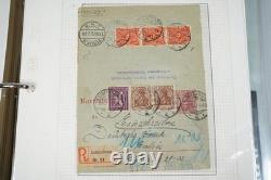 Allemagne 1920-1923 Collection spécialisée de 74 enveloppes d’inflation dans un album