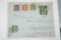 Allemagne 1920-1923 Collection spécialisée de 74 enveloppes d’inflation dans un album