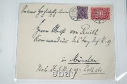 Allemagne 1920-1923 Collection spécialisée de 74 enveloppes d’inflation dans un album