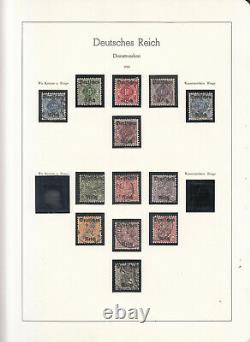 Allemagne 1920/1932 Collection De Timbres Officiels Sur Les Pages De L'album
