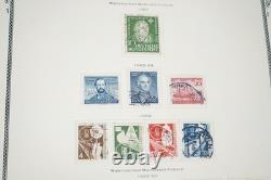 Allemagne 1949-2007 Collection de plus de 1 500 timbres oblitérés conservés dans un album Scott