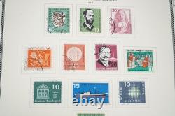 Allemagne 1949-2007 Collection de plus de 1 500 timbres oblitérés conservés dans un album Scott
