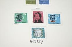 Allemagne 1949-2007 Collection de plus de 1 500 timbres oblitérés conservés dans un album Scott