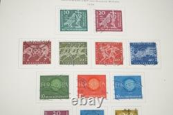 Allemagne 1949-2007 Collection de plus de 1 500 timbres oblitérés conservés dans un album Scott