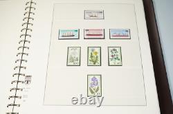 Allemagne 1968-1982 Collection de plus de 450 timbres tous neufs sans charnière Album Lindner