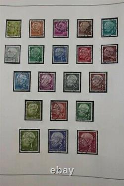Allemagne Brd Deutschland Utilisé 1949-2019 Avec Combinations 7 Albums Stamp Collection