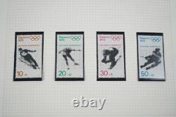 Allemagne Collection de plus de 700 timbres neufs et utilisés rangés dans un album sur pages quadrillées