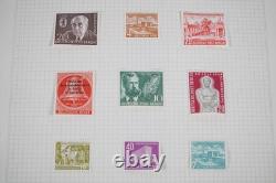 Allemagne Collection de plus de 700 timbres neufs et utilisés rangés dans un album sur pages quadrillées