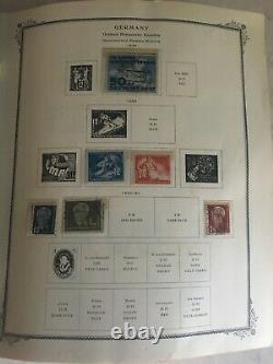 Allemagne De L'est Collection De Timbres Ddr 1949-1987 Dans Scott Specialty Album. Sans Charnière
