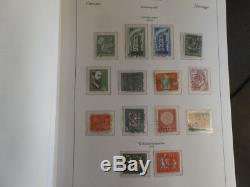 Allemagne Mh / Mnh / Collection D'occasion 1951-1982 Ka-be Hingeless Album Largement Complet