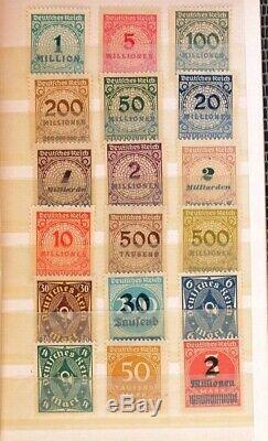 Allemagne Old Stamp Collection Lot De 140 Mnh Authentic Vintage Album Allemand