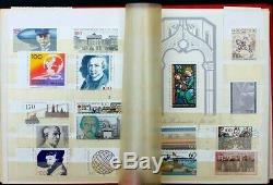 Allemagne Old Stamp Collection Lot De 227 Mnh En Vintage Stock Allemand Livre Album