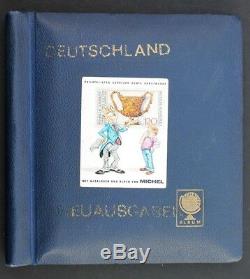 Allemagne Old Stamp Collection Lot De 789 Mnh, Mh Et D'occasion En Vintage Schaubek Album