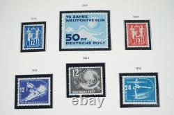 Allemagne RDA 1949-1967 Collection de plus de 950 timbres neufs stockés dans un album Light House
