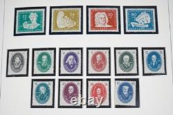 Allemagne RDA 1949-1967 Collection de plus de 950 timbres neufs stockés dans un album Light House