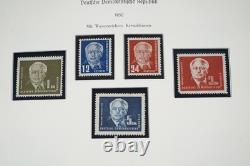 Allemagne RDA 1949-1967 Collection de plus de 950 timbres neufs stockés dans un album Light House