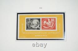 Allemagne RDA 1949-1967 Collection de plus de 950 timbres neufs stockés dans un album Light House