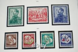 Allemagne RDA 1949-1967 Collection de plus de 950 timbres neufs stockés dans un album Light House