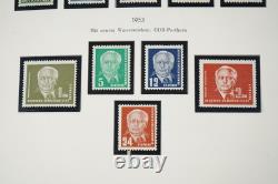 Allemagne RDA 1949-1967 Collection de plus de 950 timbres neufs stockés dans un album Light House