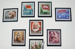 Allemagne RDA 1949-1967 Collection de plus de 950 timbres neufs stockés dans un album Light House