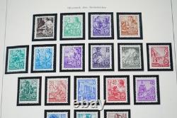 Allemagne RDA 1949-1967 Collection de plus de 950 timbres neufs stockés dans un album Light House