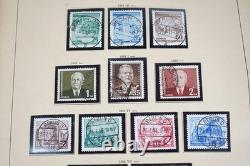 Allemagne RDA 1950-1970 Collection de plus de 1 500 timbres neufs et oblitérés dans un album Schaubek