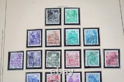 Allemagne RDA 1950-1970 Collection de plus de 1 500 timbres neufs et oblitérés dans un album Schaubek