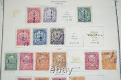 Amérique Centrale 1869-1984 Collection de plus de 3 400 timbres neufs et usagés dans un album Scott
