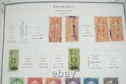 Amérique Centrale 1869-1984 Collection de plus de 3 400 timbres neufs et usagés dans un album Scott