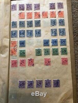 Ancien Album De Collection De Timbres, Timbres