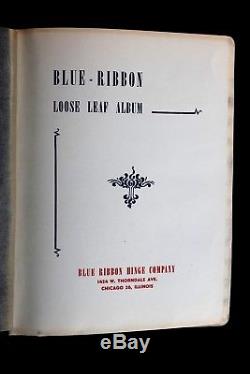 Ancienne Collection De Timbres Des États-unis 10 000+ Utilisée Dans L'album De Livre De Stock De Ruban Bleu Surperlué