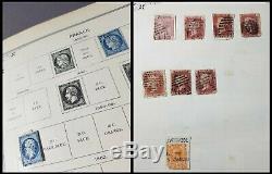 Antique Vtg Affranchissement World Mekeel 1895 Stamp Album Avec Orig Timbres Collection