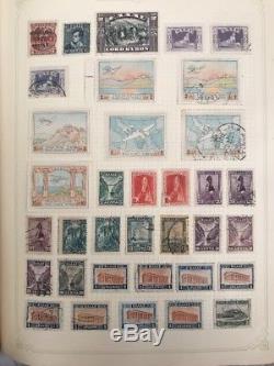 Appr 450 Large Lot Lot 11 Pages Grèce 1870's Et Haut Stamps Collection Album