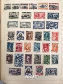 Appr 450 Large Lot Lot 11 Pages Grèce 1870's Et Haut Stamps Collection Album