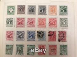 Appr 450 Large Lot Lot 11 Pages Grèce 1870's Et Haut Stamps Collection Album