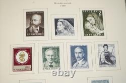 Autriche années 1900 / 1970s collection de 650 timbres neufs conservés dans un album Scott