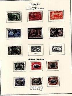 B685- Timbres U. S.- Collection Nice Classic Sur Les Pages D'album 1857-1909