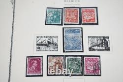 BELGIQUE 1959-ANNÉES 1990 COLLECTION DE PLUS DE 400 TIMBRES NEUFS ET OBLITÉRÉS CONSERVÉS DANS UN ALBUM SCOTT