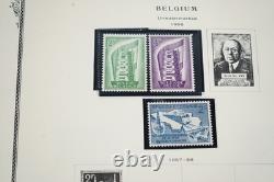 BELGIQUE 1959-ANNÉES 1990 COLLECTION DE PLUS DE 400 TIMBRES NEUFS ET OBLITÉRÉS CONSERVÉS DANS UN ALBUM SCOTT