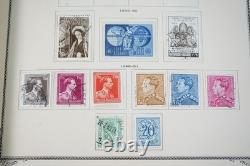 BELGIQUE ANNÉES 1940-1990 COLLECTION DE PLUS DE 1 275 TIMBRES NEUFS ET OBLITÉRÉS DANS UN ALBUM SCOTT