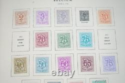 BELGIQUE ANNÉES 1940-1990 COLLECTION DE PLUS DE 1 275 TIMBRES NEUFS ET OBLITÉRÉS DANS UN ALBUM SCOTT