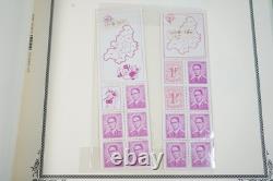 BELGIQUE ANNÉES 1940-1990 COLLECTION DE PLUS DE 1 275 TIMBRES NEUFS ET OBLITÉRÉS DANS UN ALBUM SCOTT