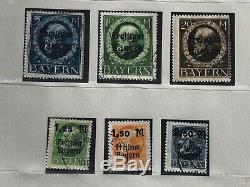 Bayern / Bavaria 1849/1920 Collection Dans Brown Album Lindner CV + 9 700 Euros