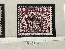 Bayern / Bavaria 1849/1920 Collection Dans L'album De Lindner Rouge CV + 9800 Euros