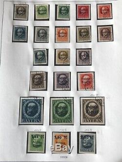 Bayern / Bavaria 1849/1920 Collection Dans Safe Album CV + 5900 Euros