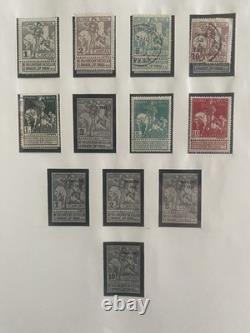 Belgique 1849-1964 – Collection de timbres en album Lindner sans charnières (photos dans la description)