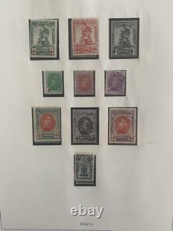 Belgique 1849-1964 – Collection de timbres en album Lindner sans charnières (photos dans la description)