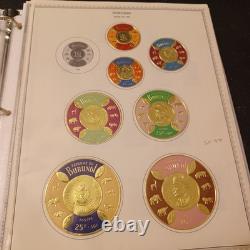 Belle collection du Burundi dans un classeur