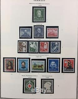 Bj Stamps Allemagne & Berlin Collection 1949-1993, Album Scott Mnh / H Scott $ 1975