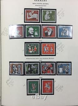 Bj Stamps Allemagne & Berlin Collection 1949-1993, Album Scott Mnh / H Scott $ 1975